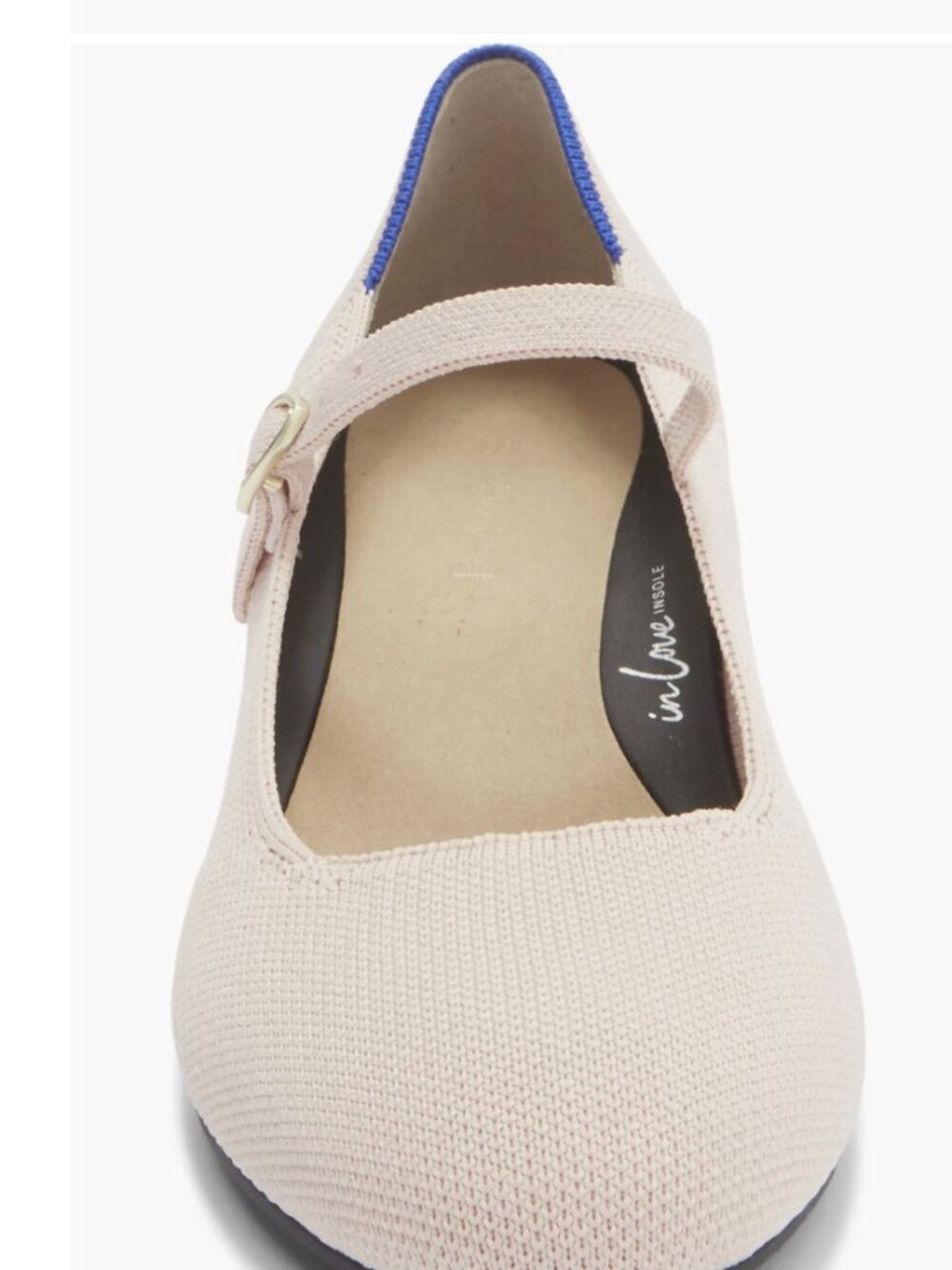 Rothy's Blush Pink Mary Jane Block Heel Clog - Picture 3 of 8